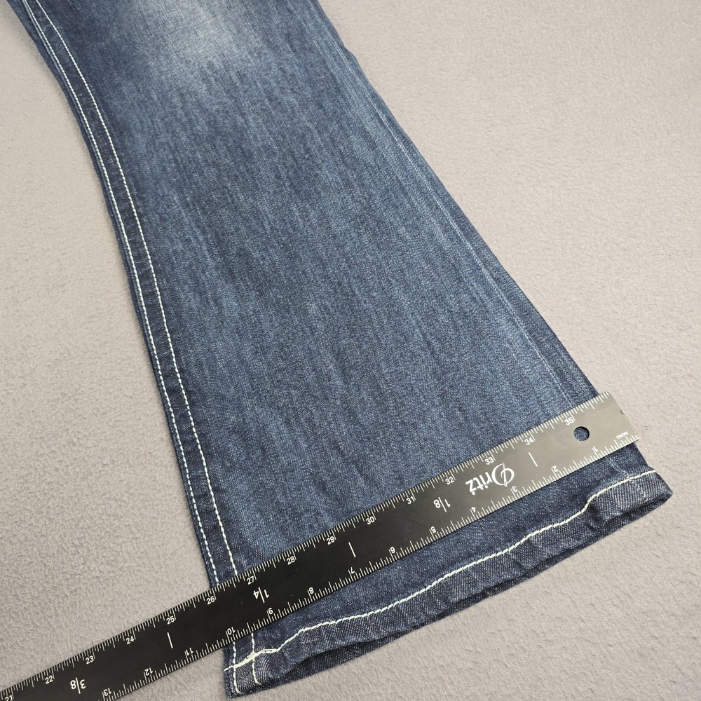 Miss Me Jeans Womens 33x32 Blue Mid Rise Bootcut Embroidered Denim Western NWT - Picture 11 of 15